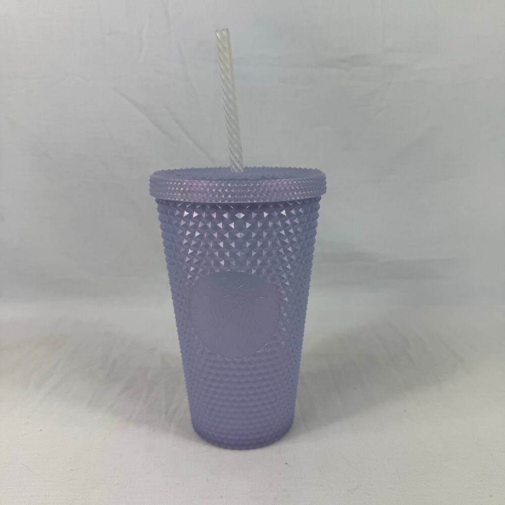 Starbucks Lilac Studded Tumbler 16Oz Used Spring Purple